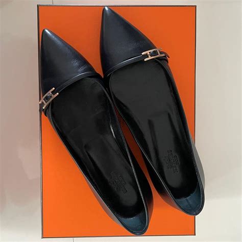 hermes ballerina shoes